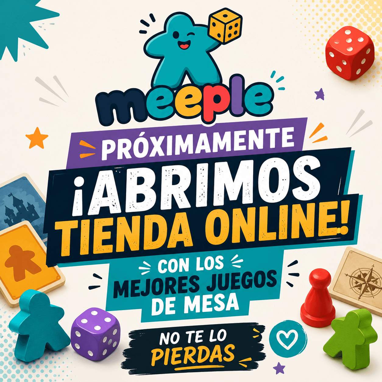 meeple abre su tienda online con los mejores juegos de mesa — próximamente