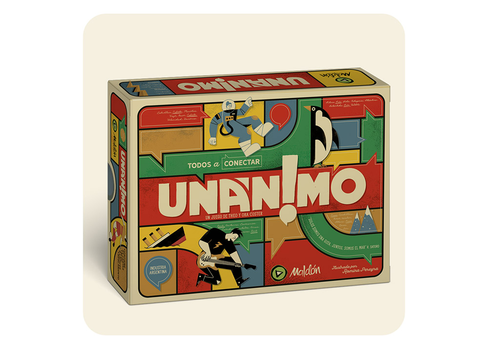 Unánimo — juego de palabras de Maldón
